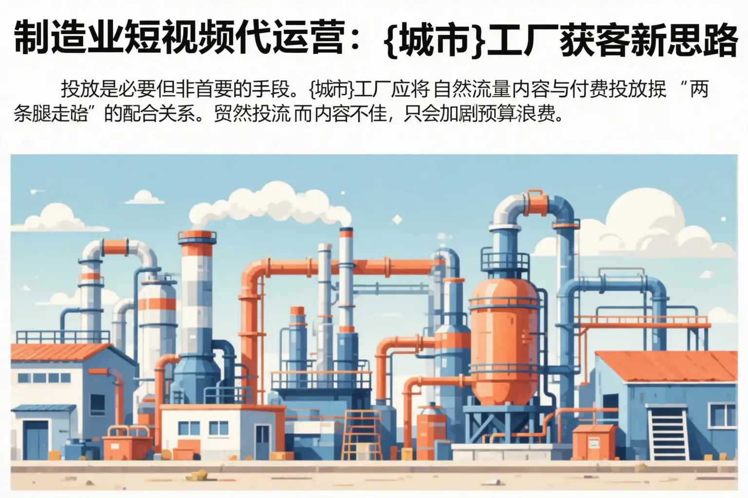 制造业短视频代运营:西安工厂获客新思路